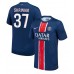 Maillot de foot Paris Saint-Germain Milan Skriniar #37 Domicile vêtements 2024-25 Manches Courtes